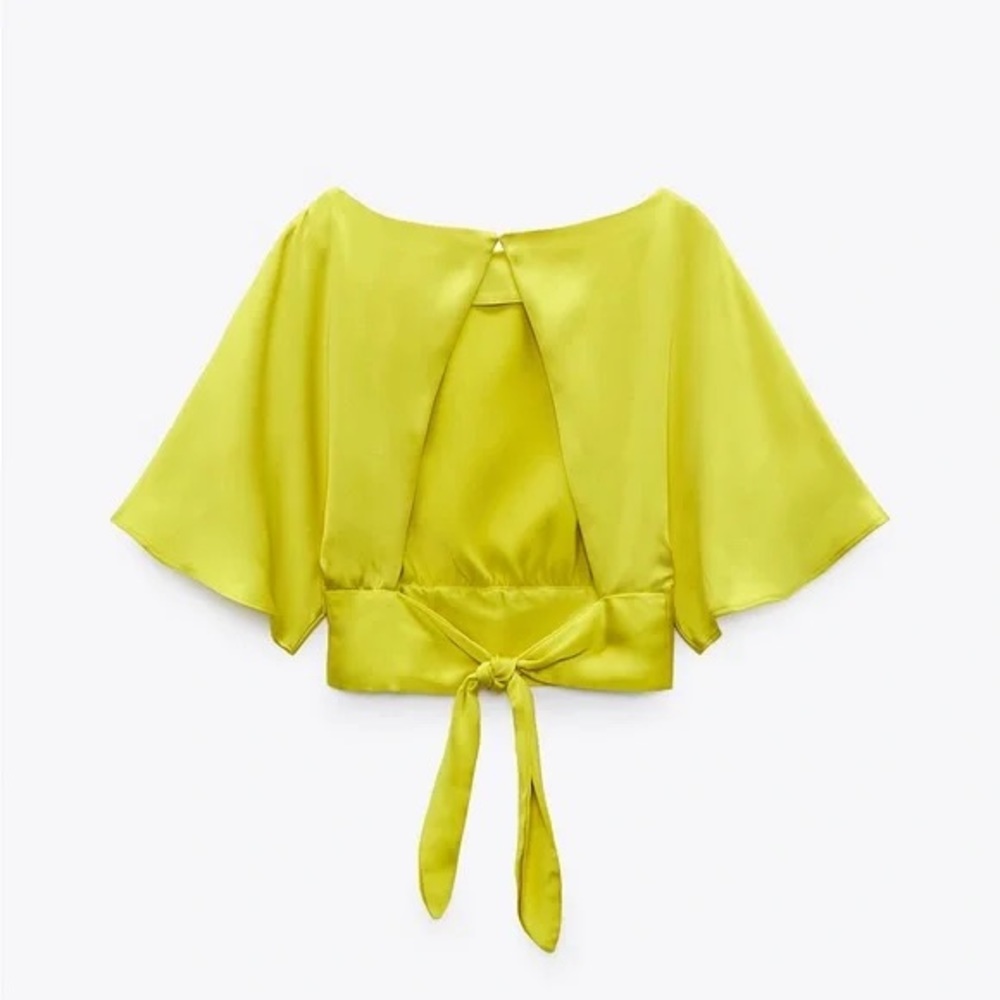 BNWT - Zara neon top -S + GUERLAIN gift
